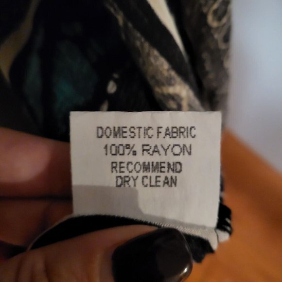 NWT Blue Tan Asymmetrical Loose The Big Shirt Carole Tomkins Santa Fe Size 2XL - Picture 11 of 11